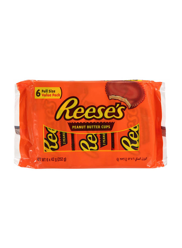 

Reeses Peanut Butter Cups, 6 x 42g