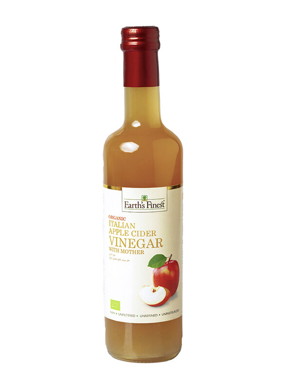 

Earth's Finest Organic Apple Cider Vinegar with Mother, 500ml