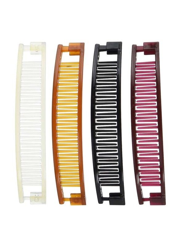 

Goody Classics Clincher Comb, 4 Pieces, Assorted