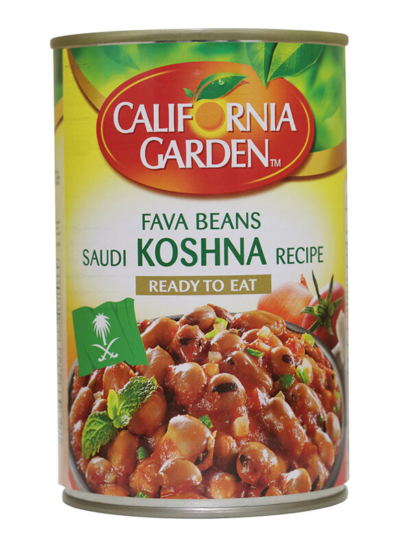 

California Garden Canned Fava Beans Saudi Koshna, 450g