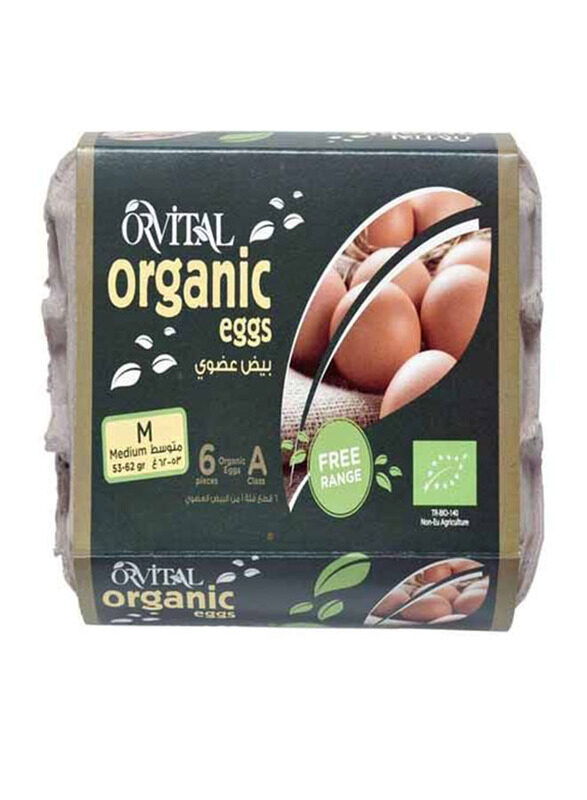 

Orvital Organic Medium Eggs Box, 6 Pieces