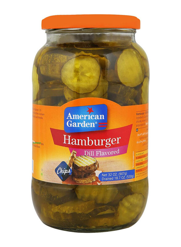 

Americana Garden Hamburger Cucumber Pickle Slices Dill Flavour, 907g