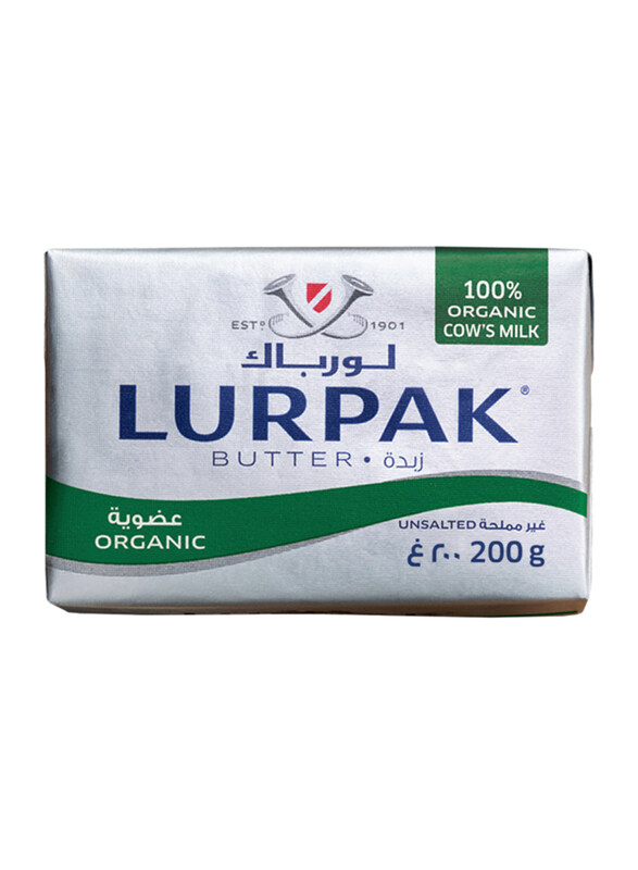 

Lurpak Organic Foil Unsalted Butter, 200g