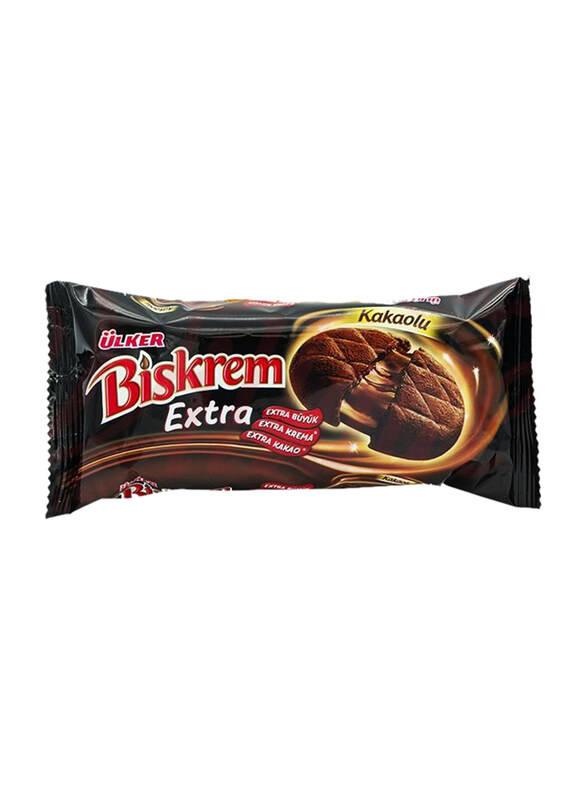 

Ulker Biskrem Extra Cocoa Cream Fill Chocolate, 92g