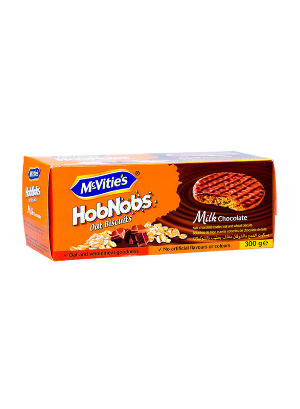 

McVitie's Milk Chocolate Hobnobs Oat Biscuits, 300g