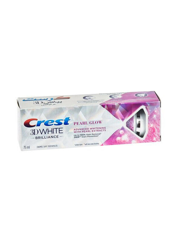 

Crest 3D White Brilliance Pearl Glow Toothpaste, 75ml