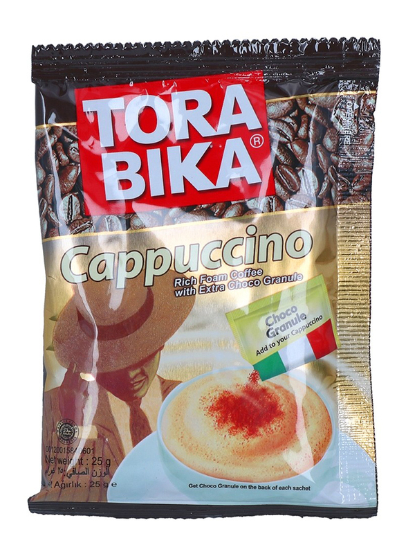 Torabika 3-in-1 Cappuccino Instant Coffee, 25g