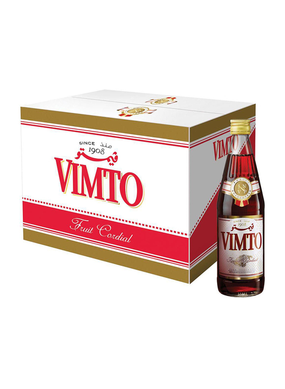 Vimto Fruit Cordial Syrup, 12 x 710ml