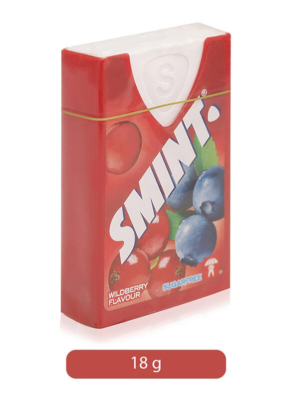 

Smint Wildberry Flavor Chewing Gum, 18g