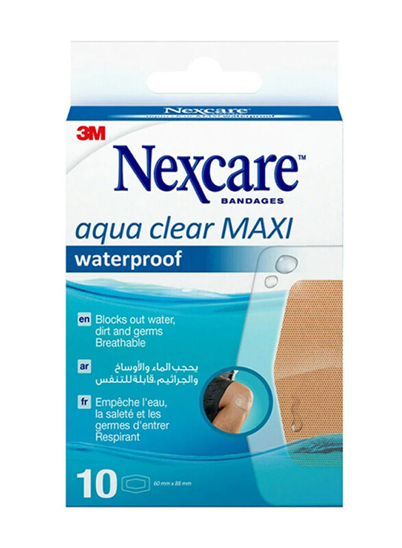 

Nexcare Aqua Clear Waterproof Bandages, 10 Pieces