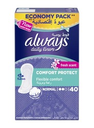 Always Daily Liners Multiform Pantyliners With Fresh Scent Normal