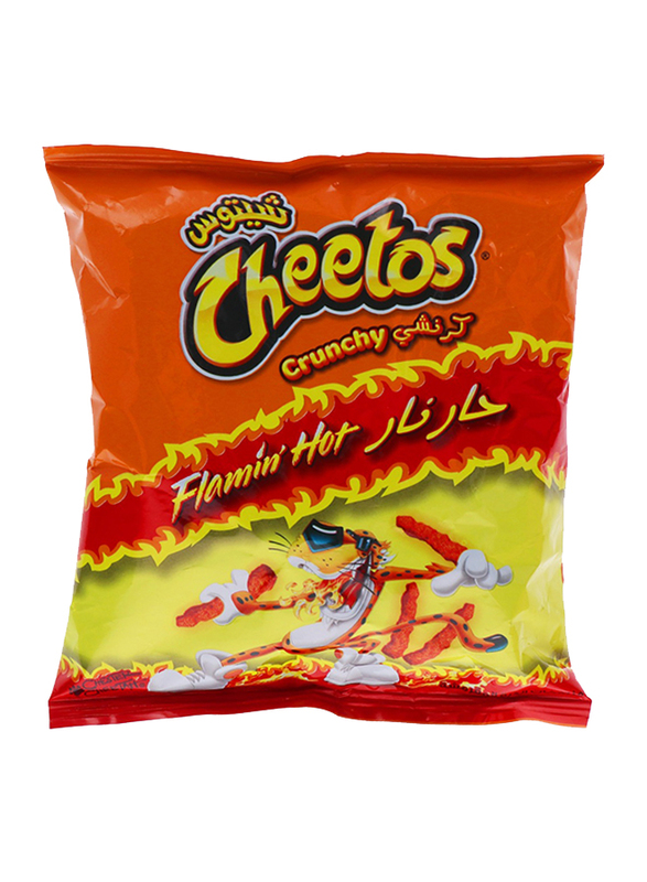 Cheetos Crunchy Flaming Hot Flavored Snacks, 25g