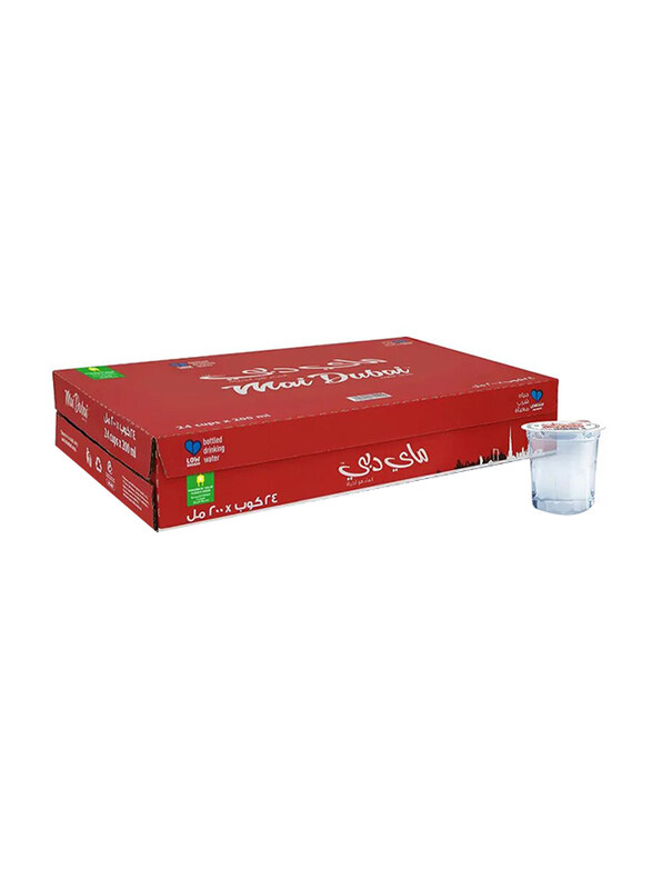 

Mai Dubai Drinking Water Cups, 24 x 200ml