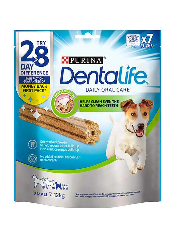 

Purina Dentalife Daily Oral Care Dry Food for Small Dogs, 115g