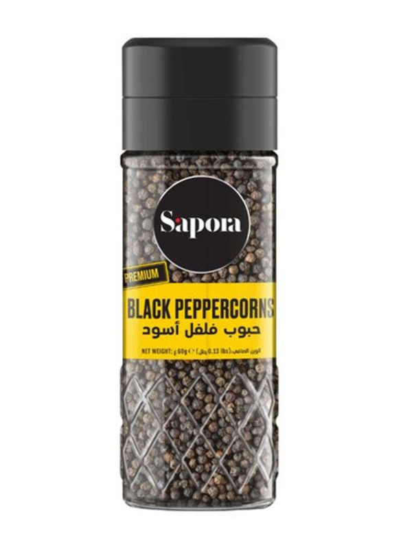 

Sapora Black Peppercorns, 60g