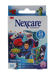 Nexcare 20-Piece Happy Kids Plasters Cool Bandages