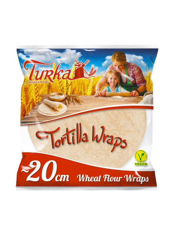 

Turka Tortilla Wheat Flour, 20cm, 8 x 40g
