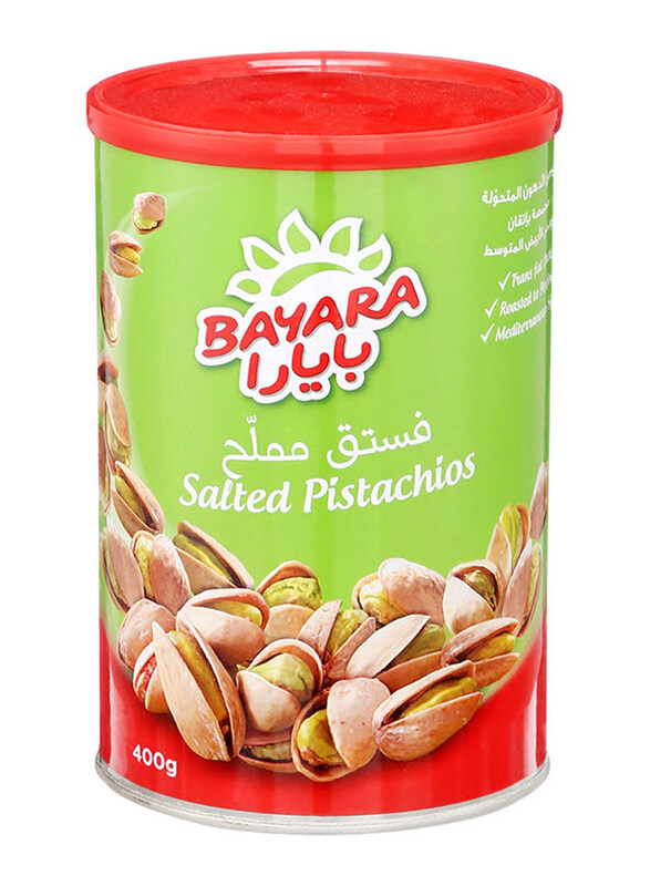 

Bayara Snacks Pistachios Salted Can, 400g