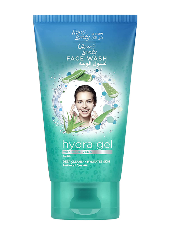 Glow & Lovely Hydra Gel with Aloe Vera Face Wash, 150g