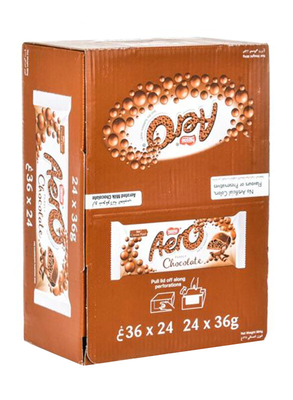 

Nestle Aero Medium Milk Chocolate, 24 x 36g