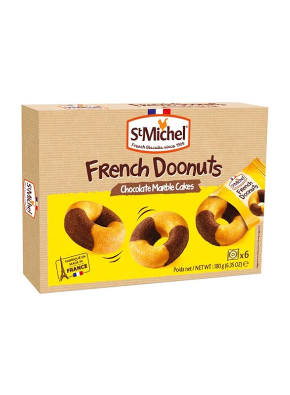 

St Michel Chocolate Marble Cake French Donuts, 180g