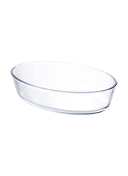 Taliona 3-Piece Oval Glass Bakeware Set, Clear