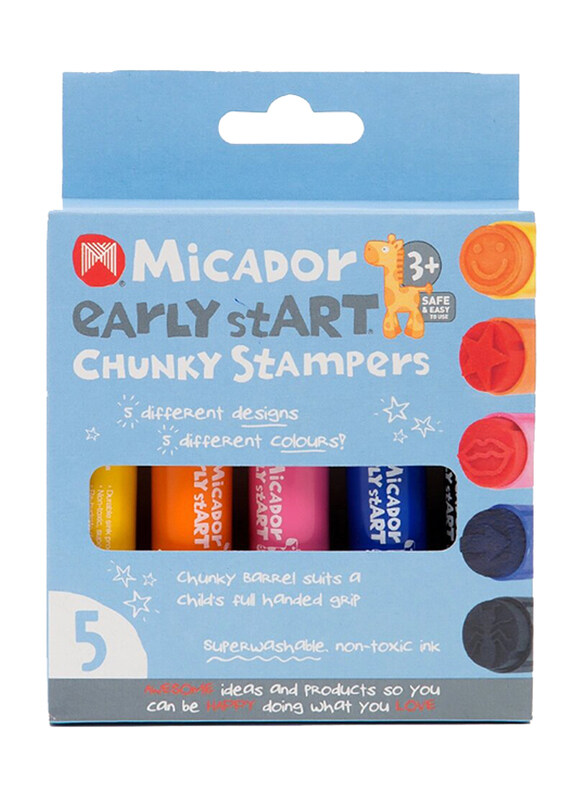 

Micador Early Start Chunky Stampers, 5 Piece, Multicolour