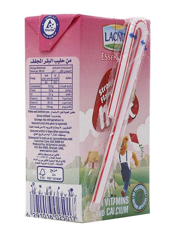 

Lacnor Strawberry Milk, 125ml