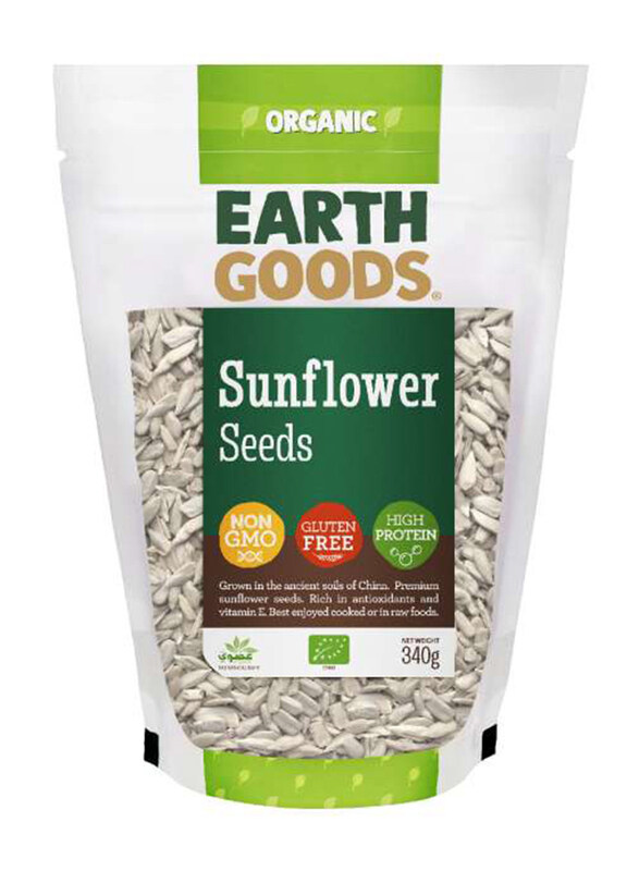 

Earth Goods Organic Sunflower Seeds, 340g