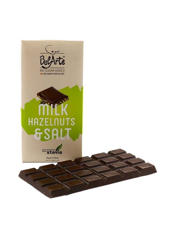 

Belarte Sugar Free Milk Hazelnut & Salt Belgian Chocolate Tablets, 85g