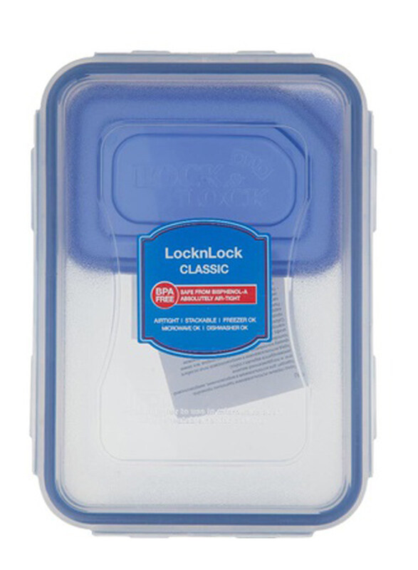 

Lock & Lock Rectangular Food Container, 500ml, hpl815l, Clear