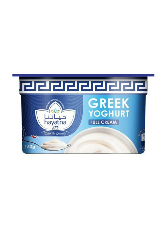 

Hayatna Full Cream Greek Yoghurt, 150g