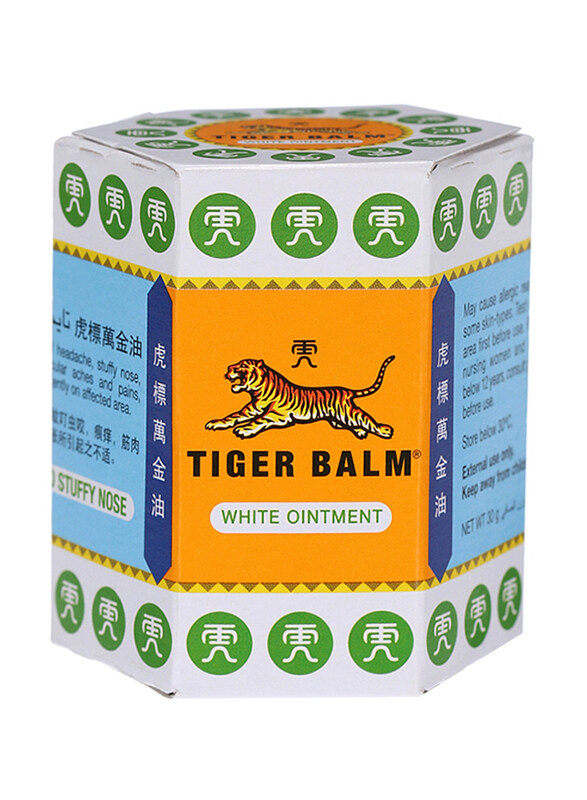 

Tiger Balm Tiger White Ointment Balm, 30gm