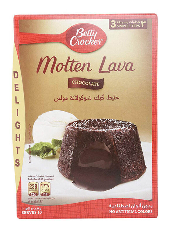 

Betty Crocker Molten Lava Chocolate Delights Cake Mix, 400g