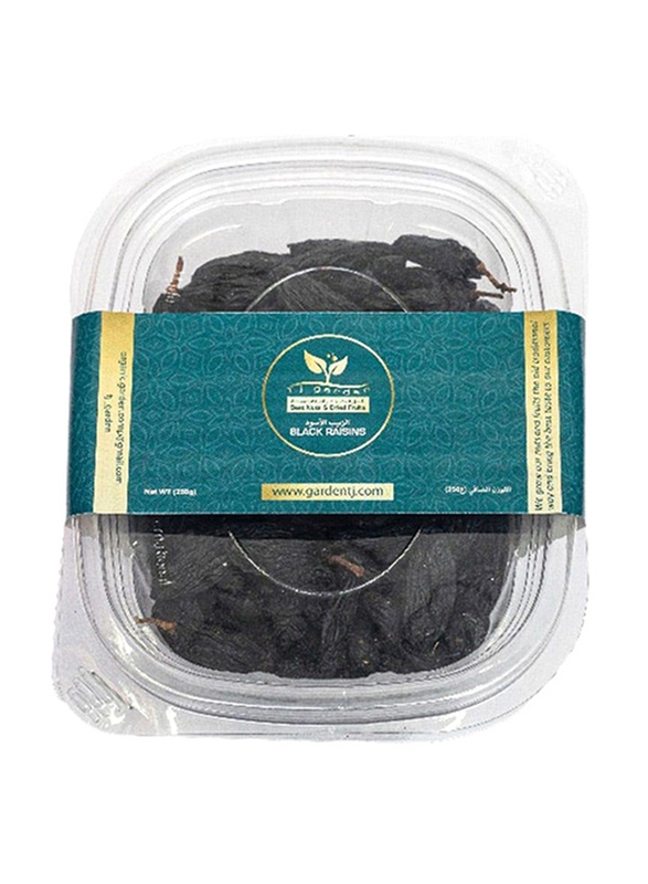 T.J Garden Organic Black Raisins, 250g