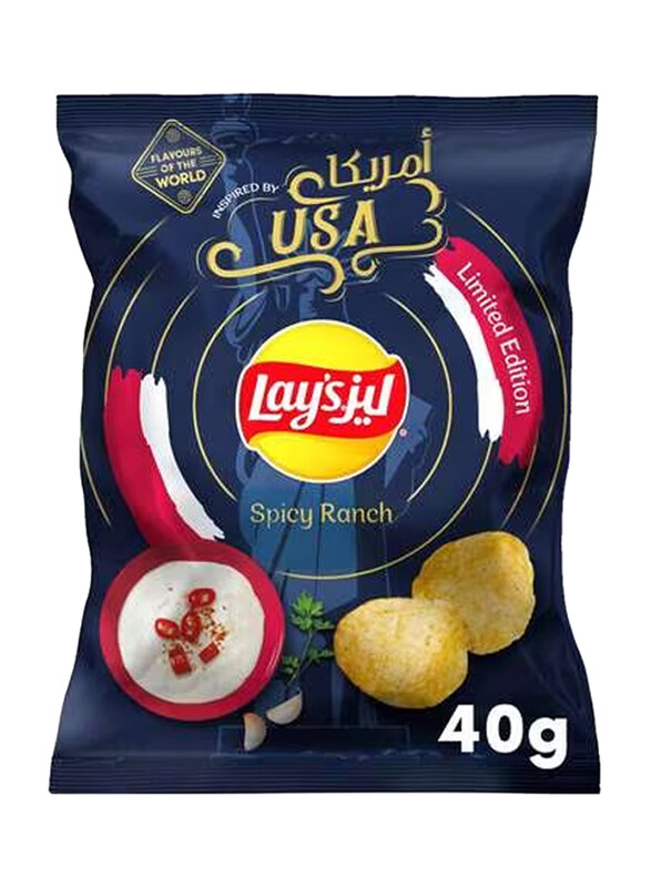 

Lays Spicy Ranch Chips, 40g