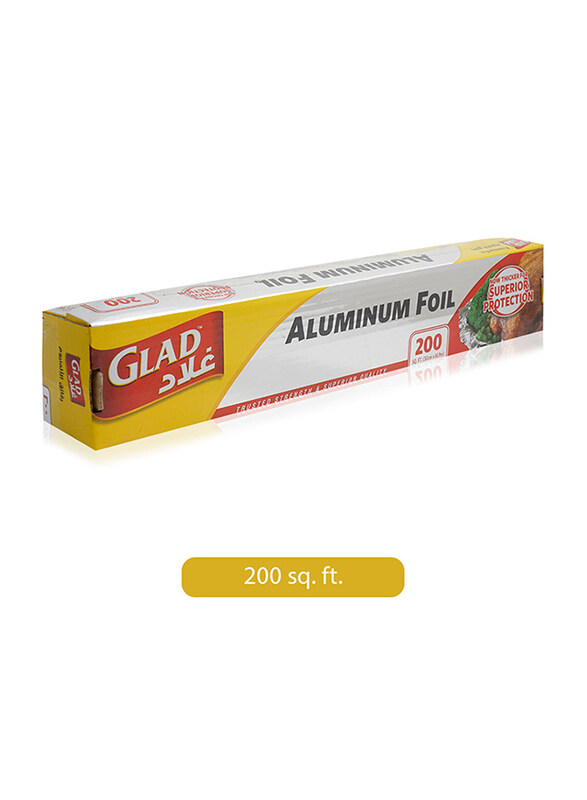 

Glad Aluminum Foil, 200 Sq ft