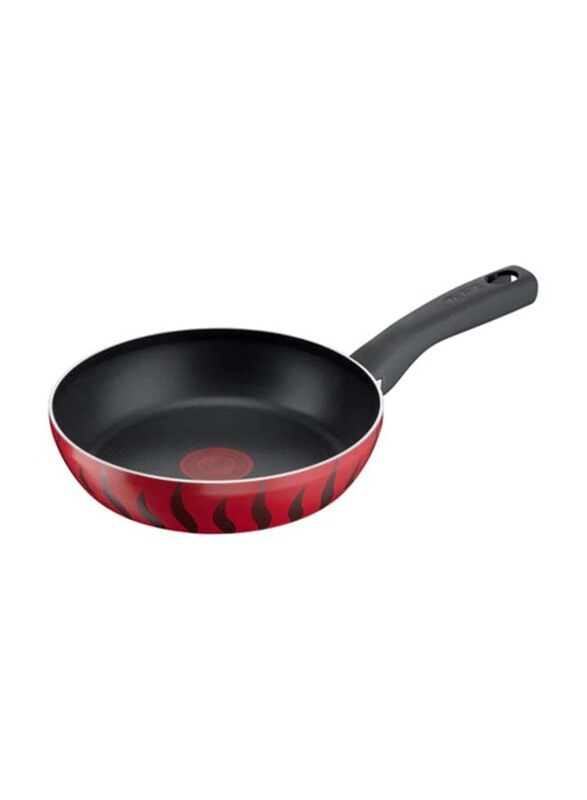 

Tefal 20cm New G6 Tempo Flame Round Frypan, C3040283, Black