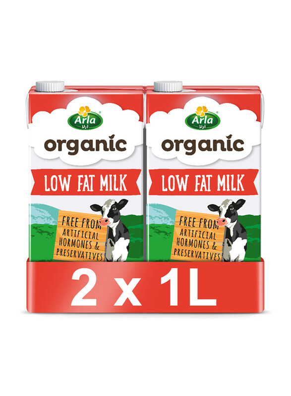 

Arla Organic Low Fat Milk, 2 Pieces x 1 Liter