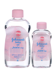 Johnson's 500 + 200ml Baby Moisturising Oil