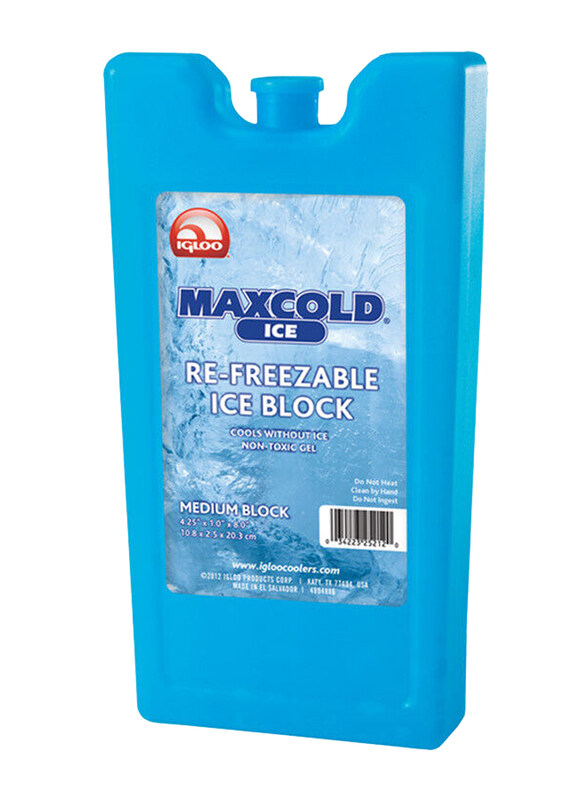 

Igloo Max Cold Ice Freezer Block, Medium, Blue