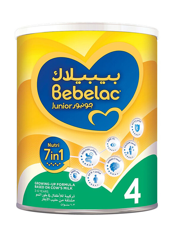 

Bebelac Junior Nutri 7-in-1 Growing Up Formula Milk from 3 to 6 years, 400g