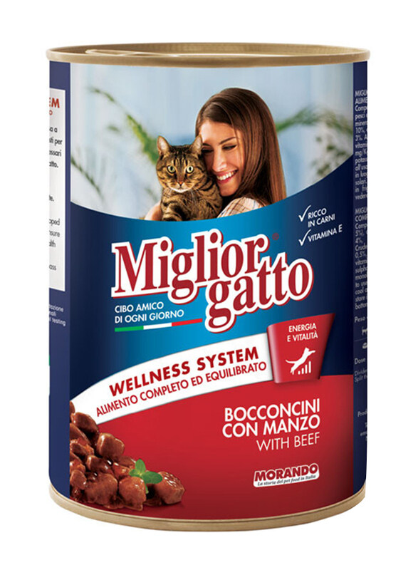 

Miglior Chunks Beef Cat Wet Food, 405g