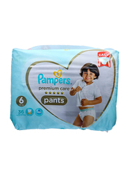 Pampers Premium Care Pants, Size 6, Extra Large, 16+ kg, Jumbo Pack, 36 Count