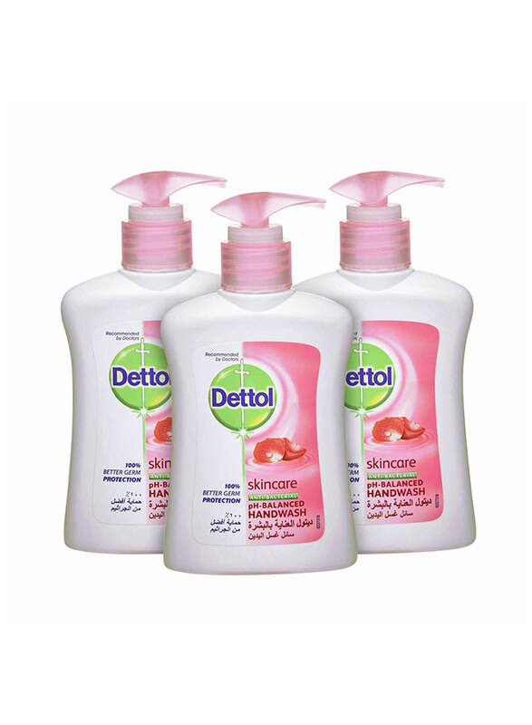 

Dettol Original Skincare Hand Wash, 3 x 200ml