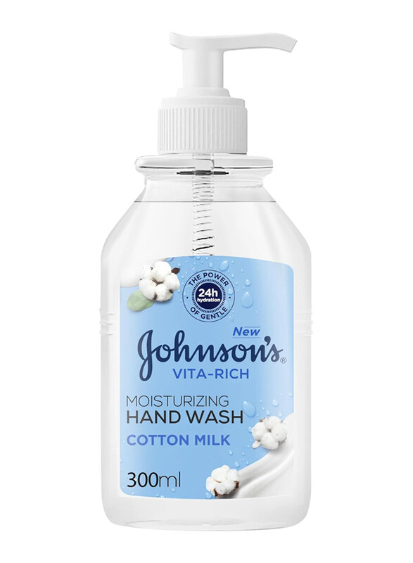 

Johnson's Vita Rich Cotton Milk Hand Wash, 300ml