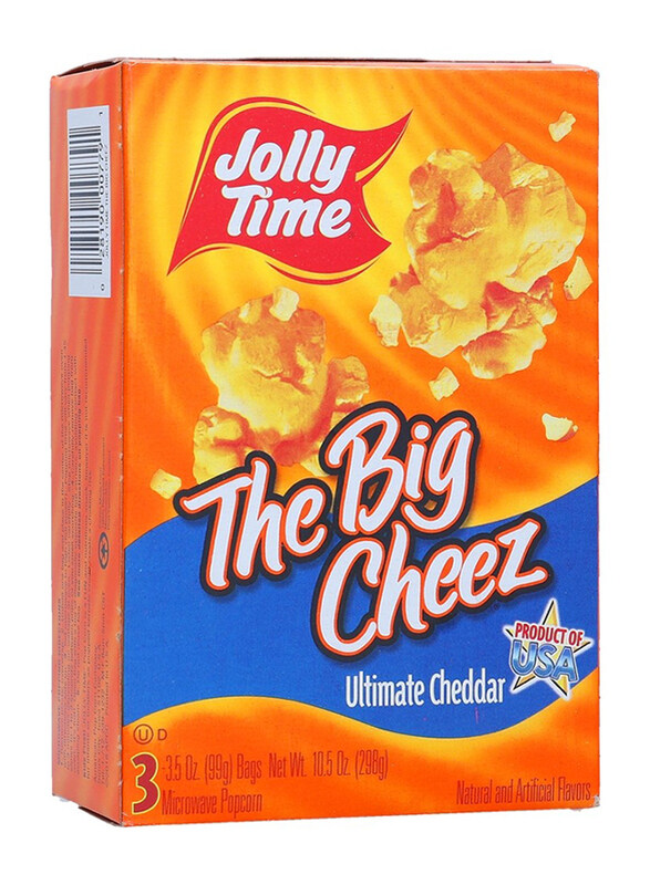 

Jolly Time The Big Cheez Ultimate Cheddar Popcorn, 12 Pieces, 10.5oz