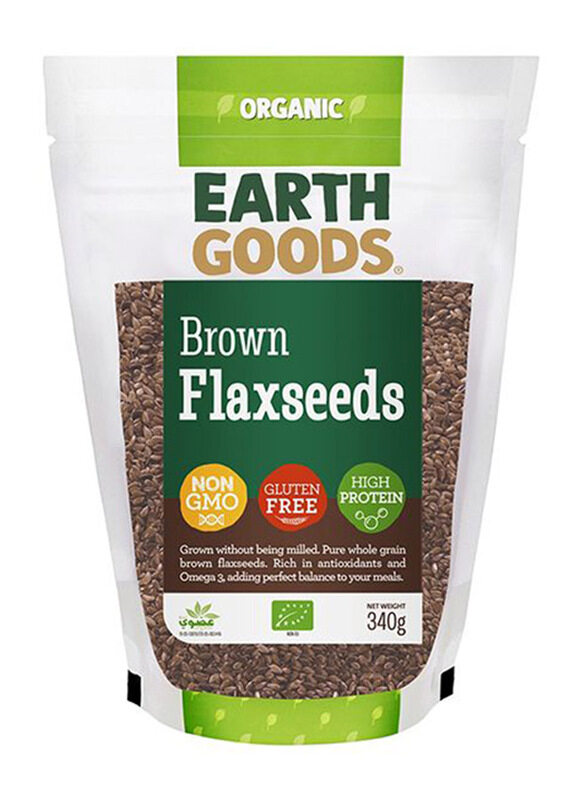 

Earth Goods Organic Brown Flaxseeds, 340gm