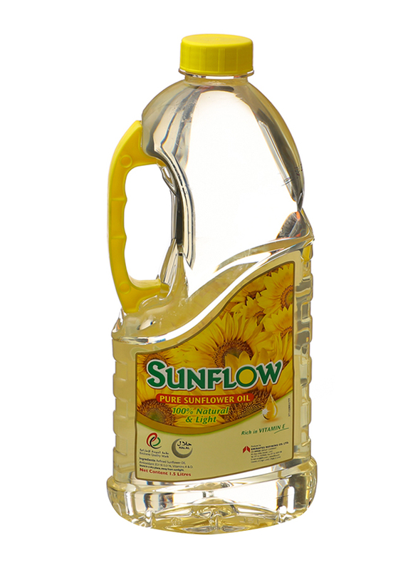 SunFlow Sunflower Oil, 1.5 Liter
