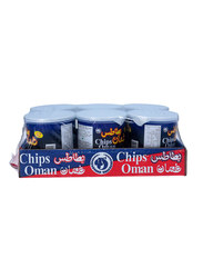 Oman Chips Potato Chilli Flavor Chips, 6 x 37g